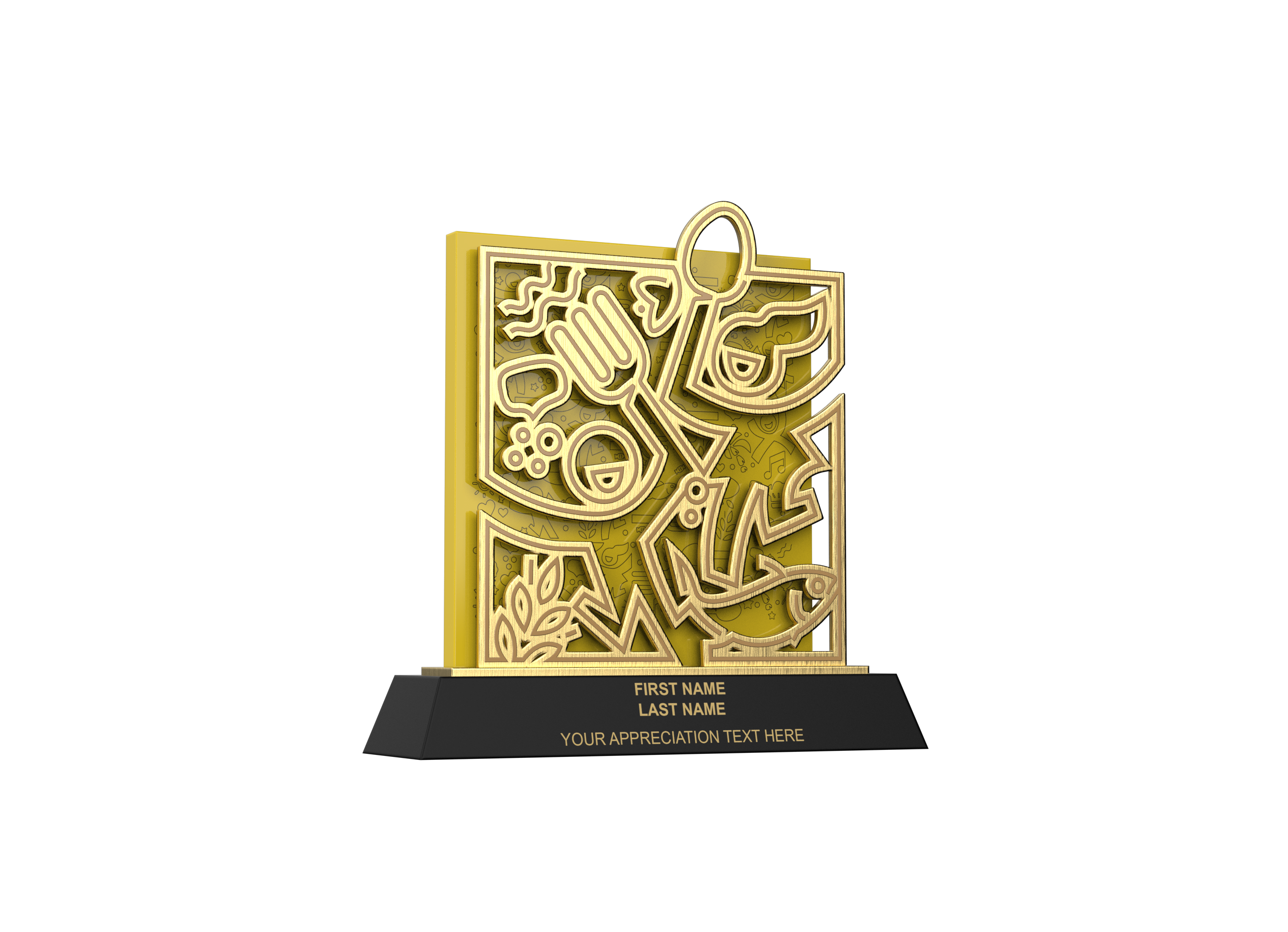 Full Engraving and Etching Custom Made Trophy by Even 71